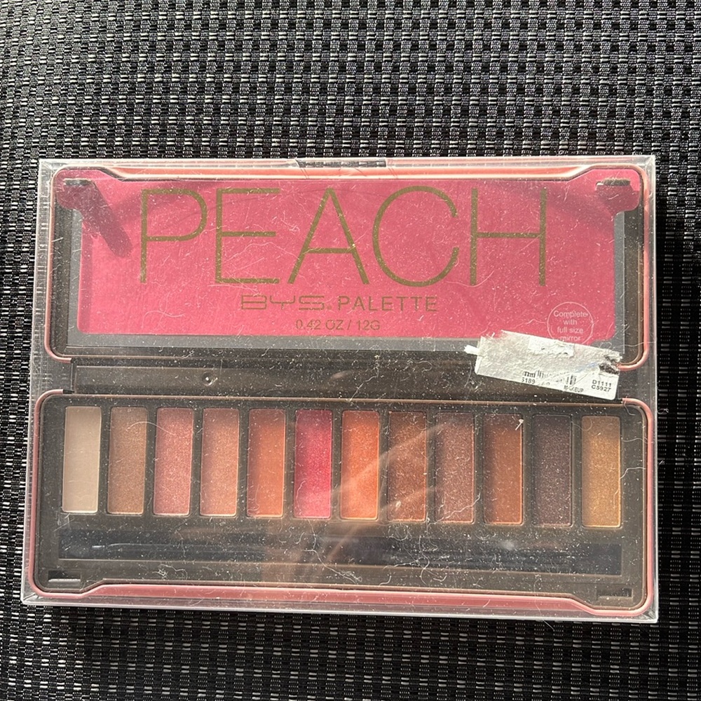 BYS Peach Palette 12 Shades NEW